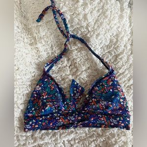 Uniqlo flower bikini top